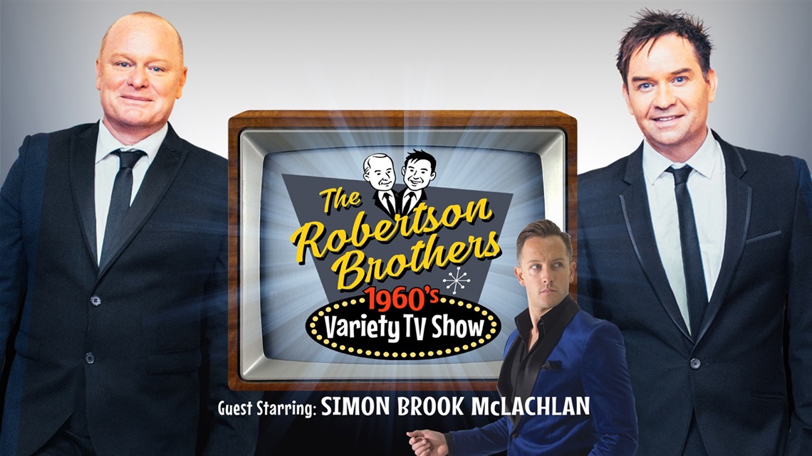 Poster for the Robertson Bros 1960’s Variety TV Show