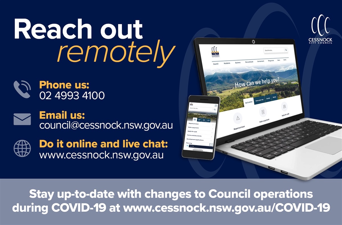 Reduce Risk And Reach Out Remotely Cessnock City Council